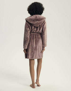 Damski szlafrok Daryl 43612 dark red