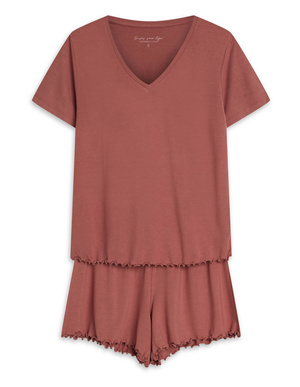 Damska piżama Noves 43022 mauve