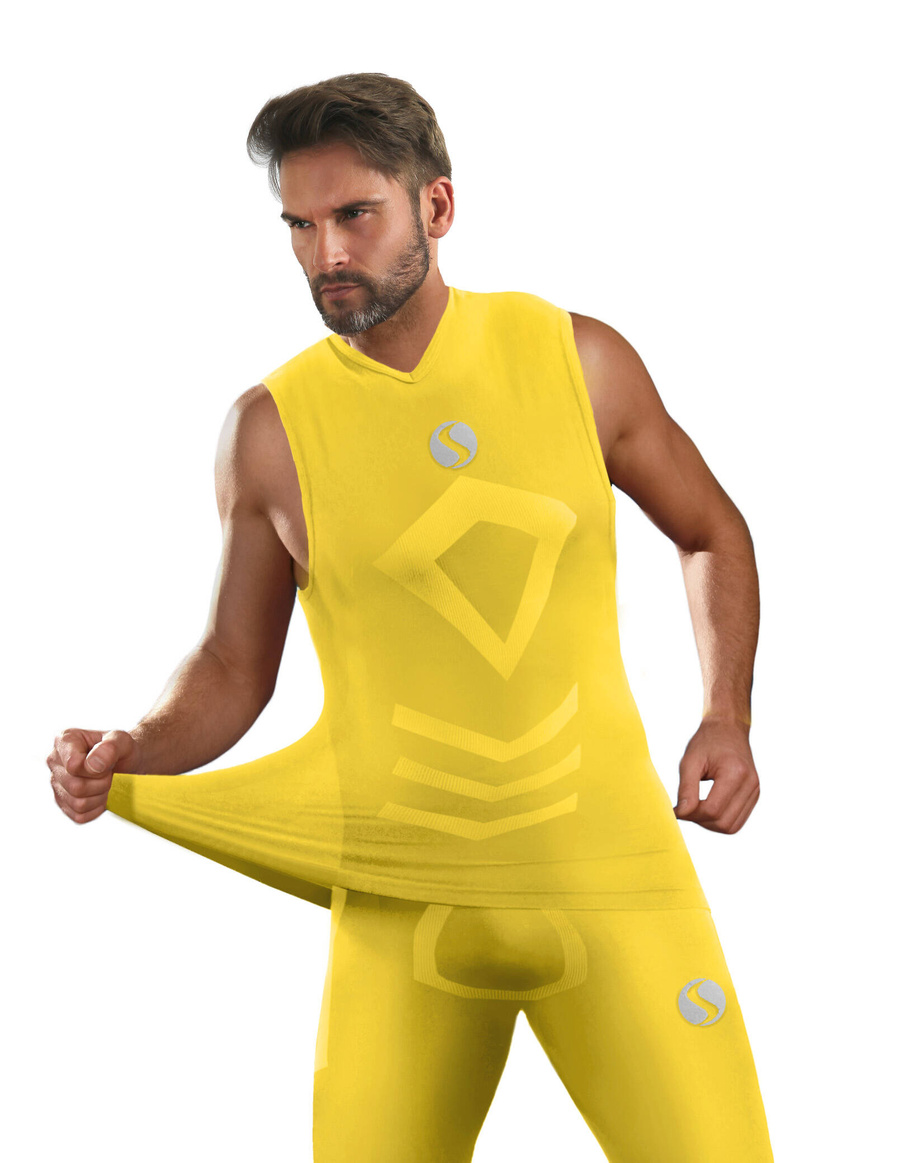 Koszulka Męska Bez Rękawów Termoaktywna CL38