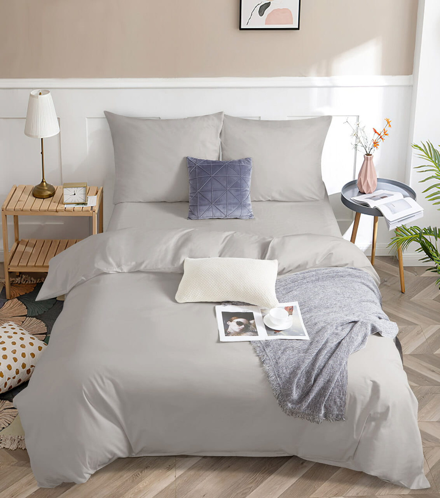 Biała elegancka pościel damska 120g/m² z satyny Spod Igły i Nitki – komfortowy sen