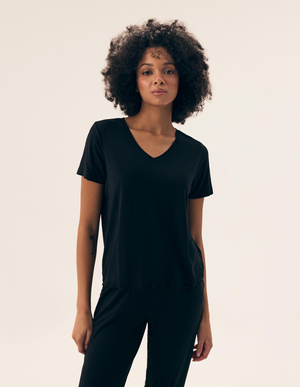 Damska piżama Henderson 43023 czarna