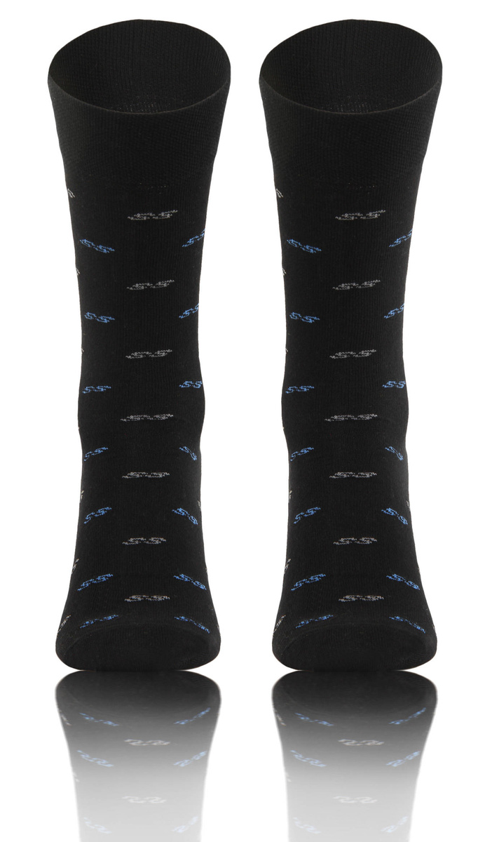 Eleganckie skarpety męskie garniturowe 90% bawełna Sesto Senso – komfort i styl na co dzień.