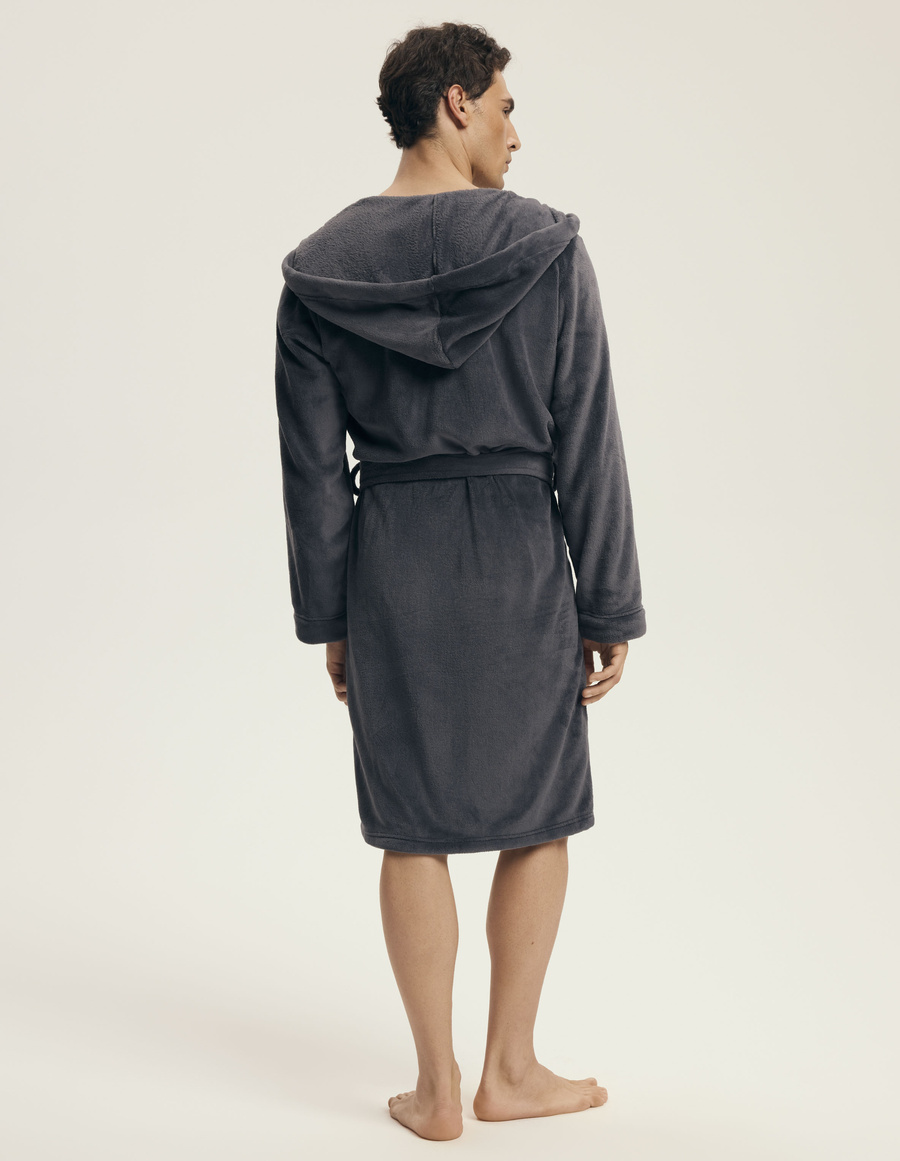 Szlafrok męski Vocal 43447 szary