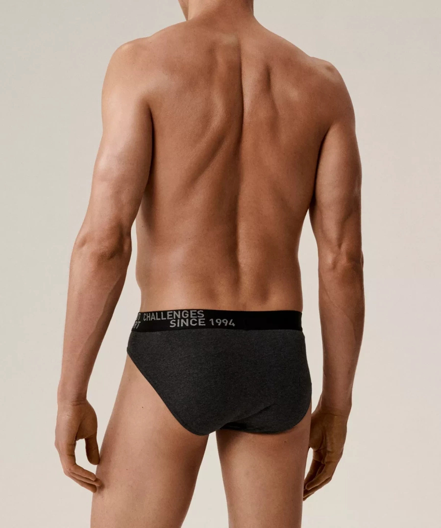 Slipy Męskie 3mp-209 Brązowe/Szare