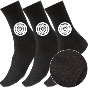 Skarpetki w prążek z wełny merino bezuciskowe art. 130 Steven