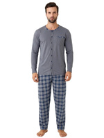 Piżama Męska Rozpinana