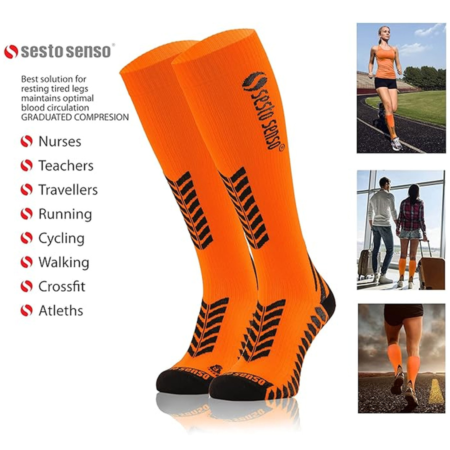 Skarpety Sportowe Podkolanówki Kompresyjne