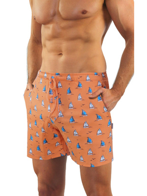 Piżama Męska Krótki Rękaw Krótkie Spodenki