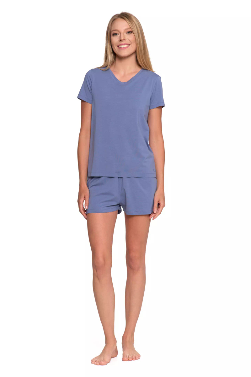 Bawełniana piżama damska 2-częściowa z nadrukiem Moraj – wygoda i styl na co dzień