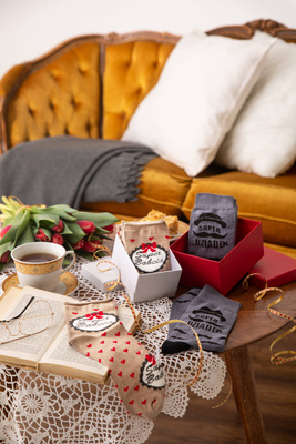 Skarpetki długie bawełniane męskie