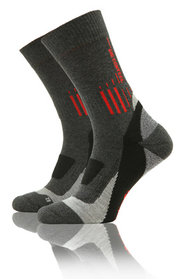 Kolorowe wzmocnione skarpety trekkingowe Trekking Basic Sesto Senso – komfort i ochrona