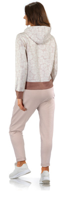 Różowe luźne spodnie damskie 95% bawełna z kieszeniami Sesto Senso – wygoda na lato