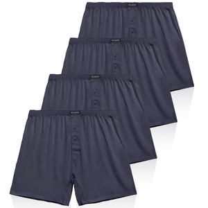 Grafitowe wygodne bokserki męskie 47% modal Atlantic – komfort na co dzień