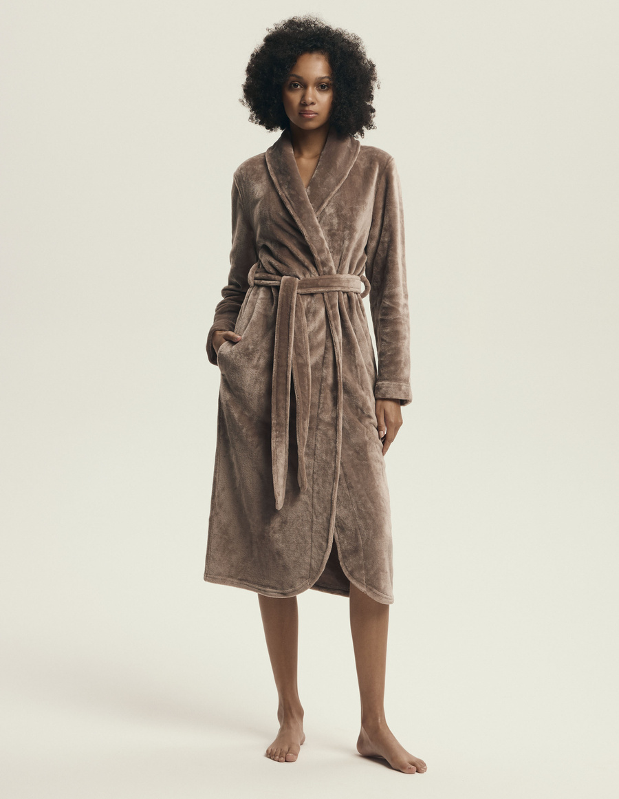 Szlafrok Damski Dextra 43595 Coffee