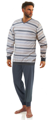 Piżama męska bawełniana długa