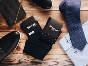 Skarpety Męskie garniturowe w romby