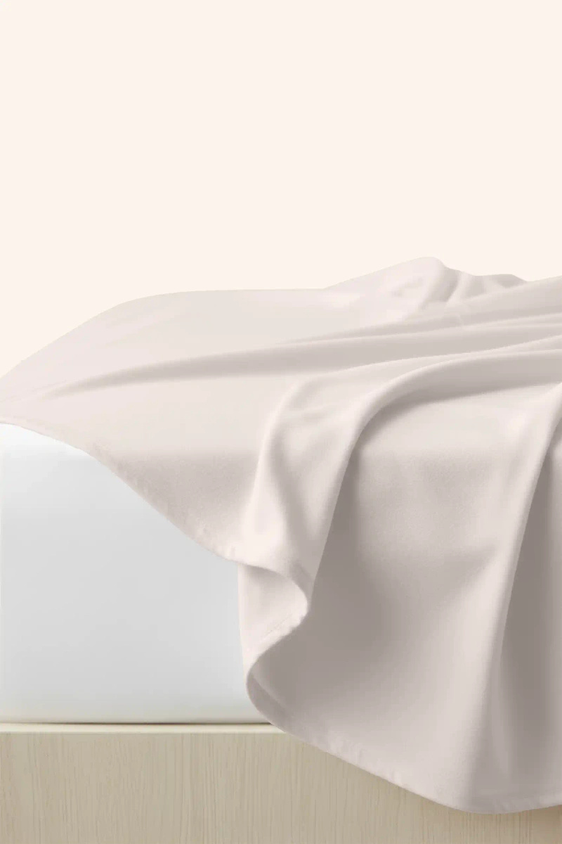 Prześcieradło Flanelowe Szare Bez Gumki