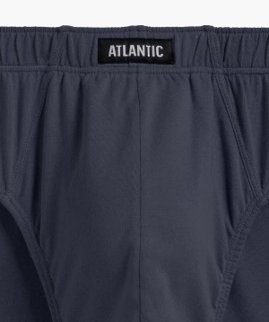 Czarne komfortowe slipy męskie 5-pack z bawełny Atlantic – maksymalny komfort użytkowania