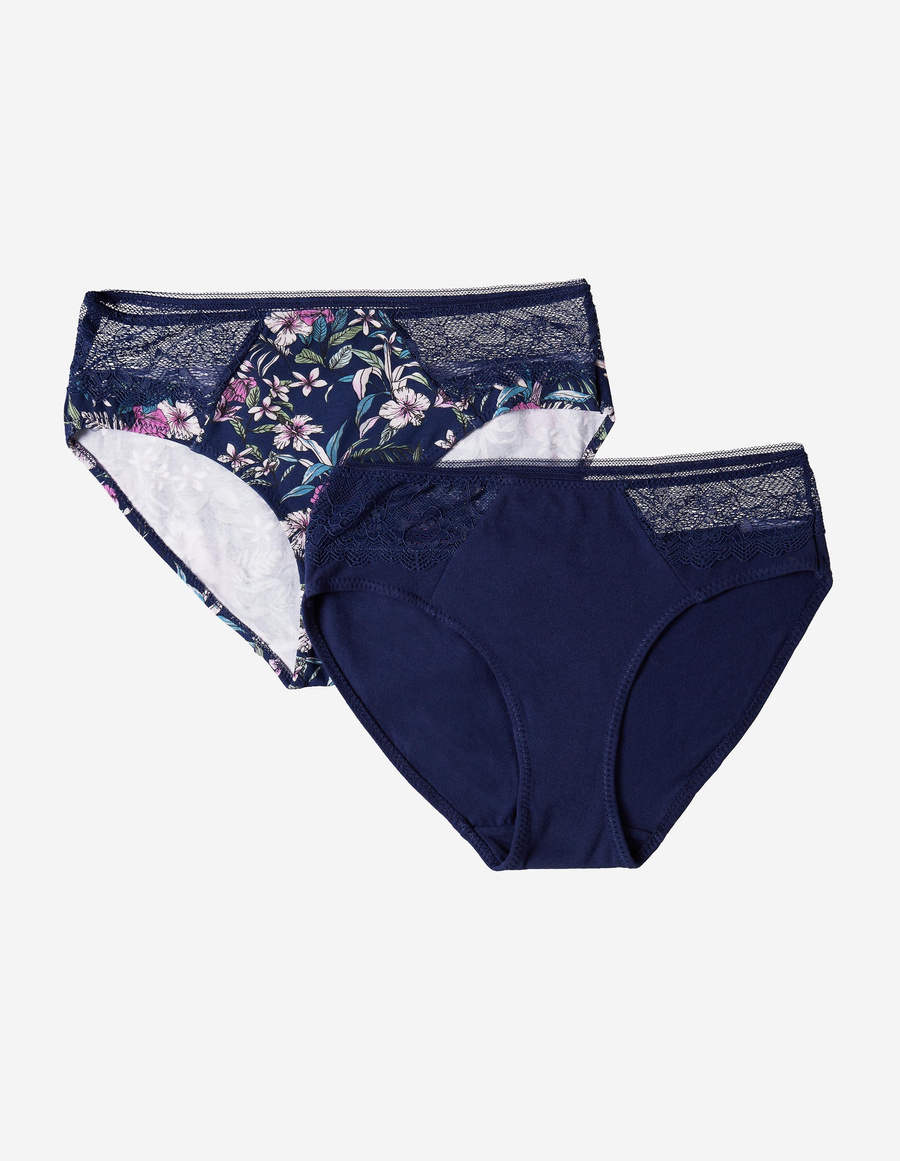 Majtki z wysokim stanem Hally 2-pak