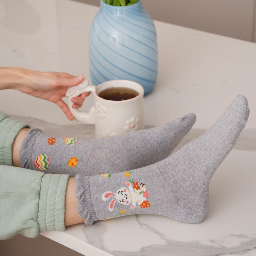 Skarpetki damskie wielkanocne