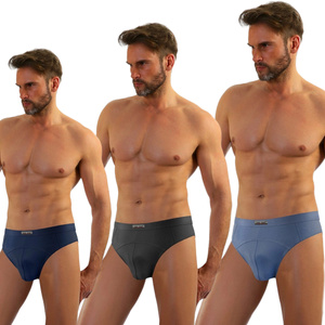 Nieuciskające wygodne slipy męskie 3-pak 95% bawełna SM02 Sesto Senso – komfort i styl
