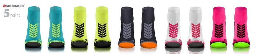 5X Skarpety Sportowe Sport Socks