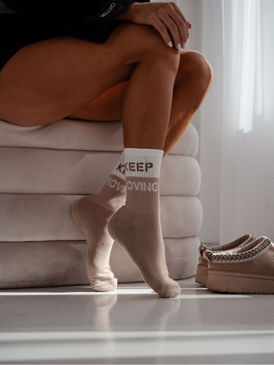 Skarpetki damskie półfrotte UNIQUE KEEP MOVING 0071