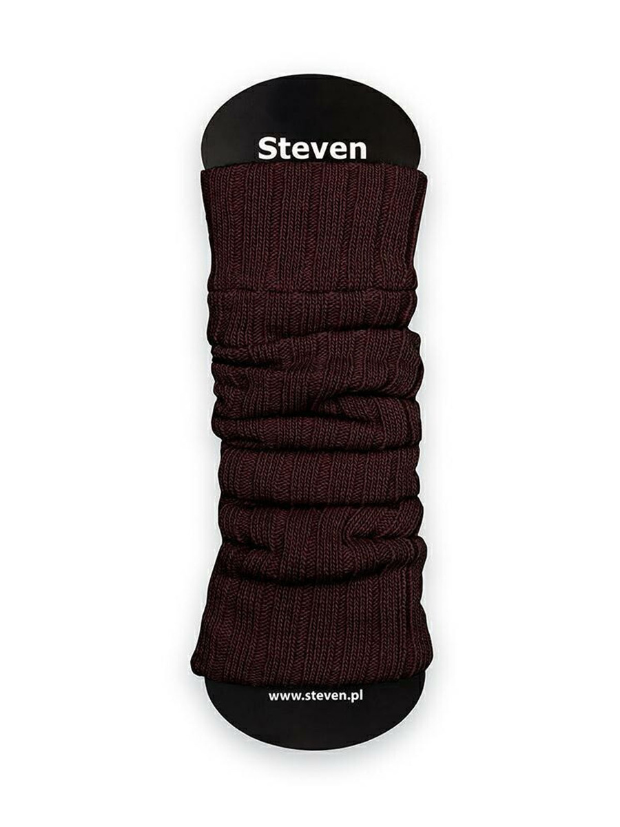 Brązowe Wełniane Getry Damskie Akryl 68%