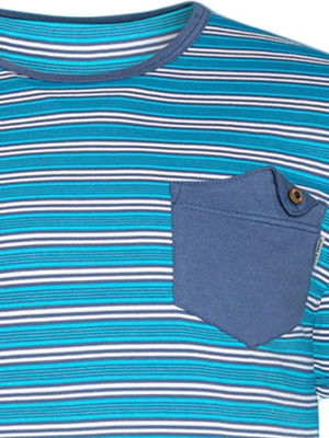 Modna piżama męska beMen 100% bawełna, krótkie rękawy i spodenki – wygoda w domu