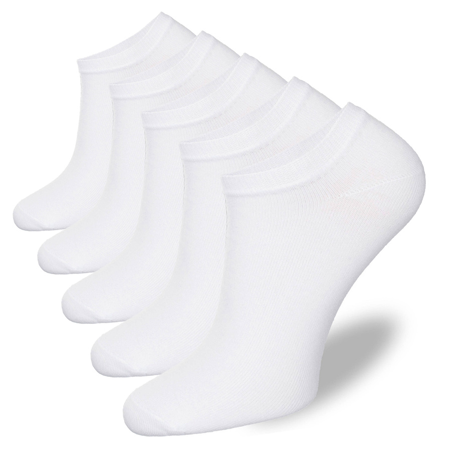 5x Stopki Męskie Bawełniane Gładkie