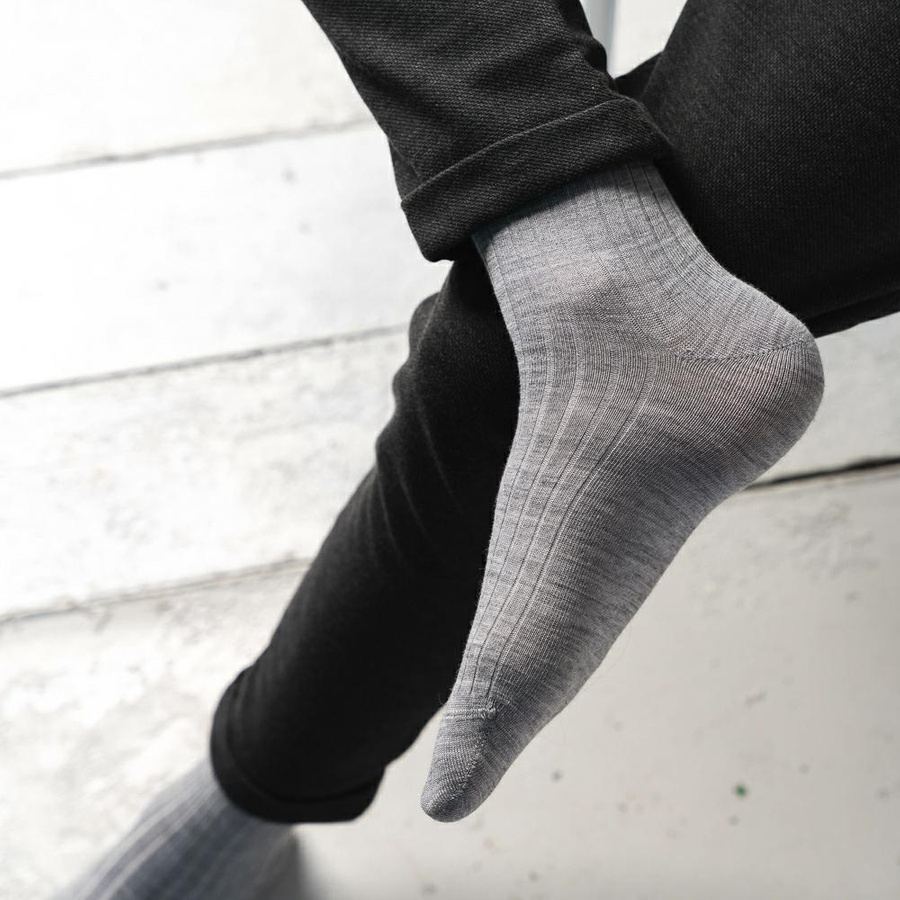 Skarpety Męskie Bezuciskowe z Wełny Merino Art. 130