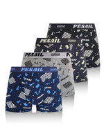 Bokserki Męskie Dopasowane 4 Pack