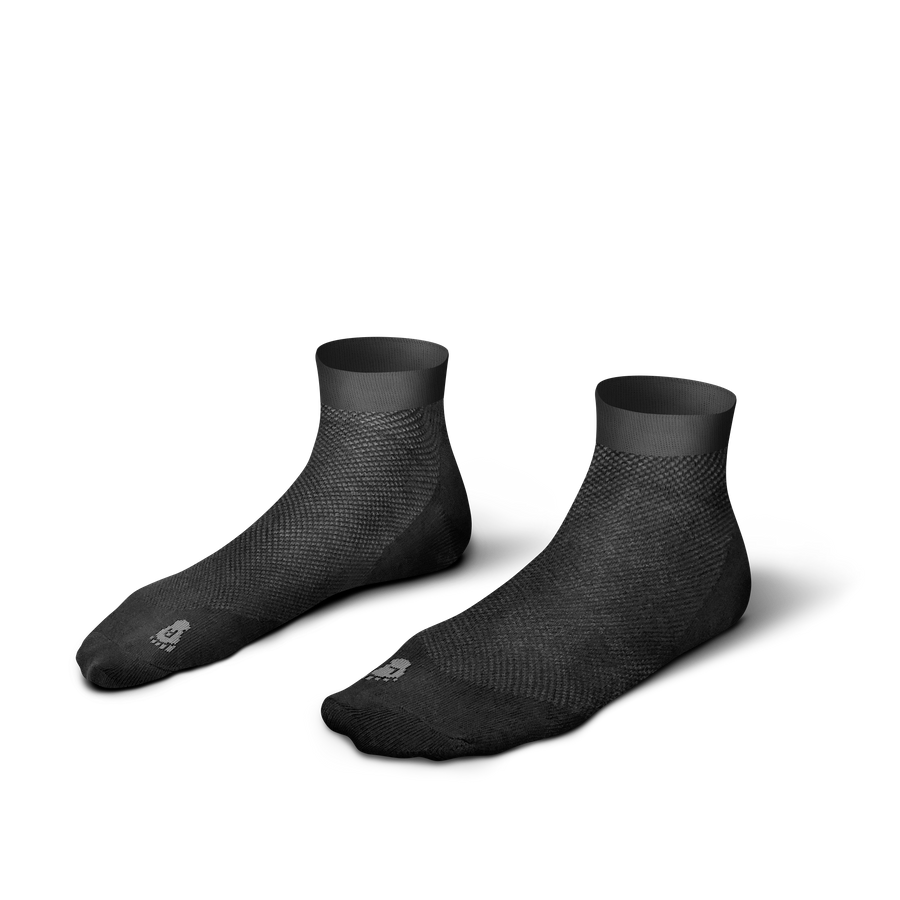 Grafitowe sportowe skarpety 3/4 unisex 90% bawełna Simply Sesto Senso – komfort i ochrona