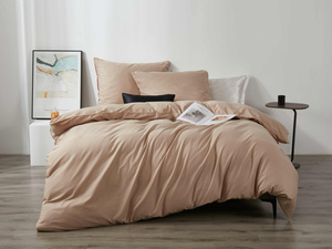 POŚCIEL SATYNA QUEEN PREMIUM BEŻ