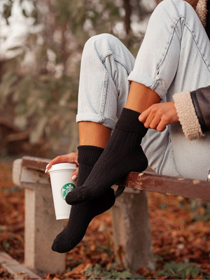 Skarpetki damskie Wełna Merino 1573