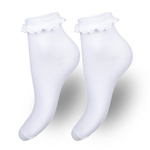 Skarpetki damskie z koronką 897