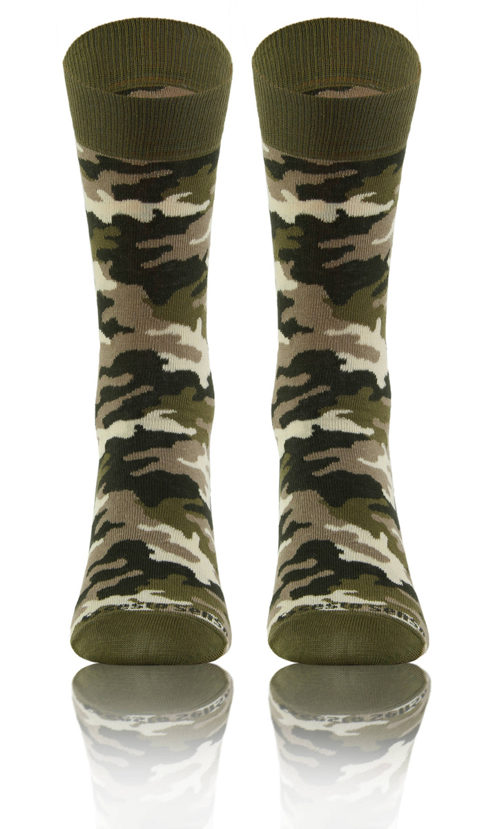 Długie Skarpetki Kolorowe Bawełniane Unisex 90% Bawełna z Zabawnym Wzorem Sesto Senso