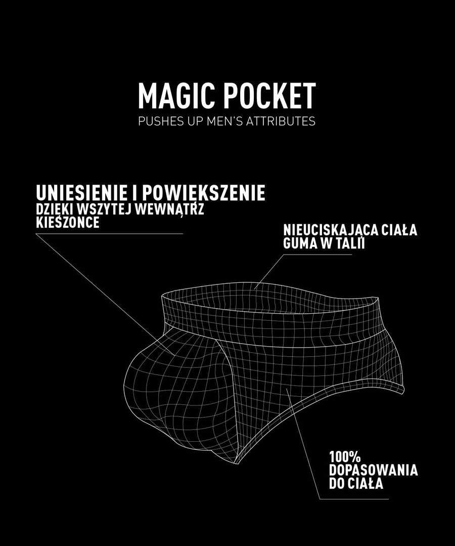 Slipy męskie Magic Pocket