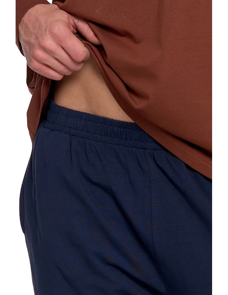 Piżama męska z długim rękawem 12121