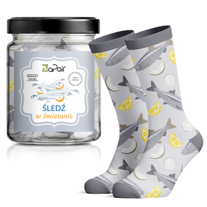 Skarpety Damskie / Męskie w Słoiku na prezent