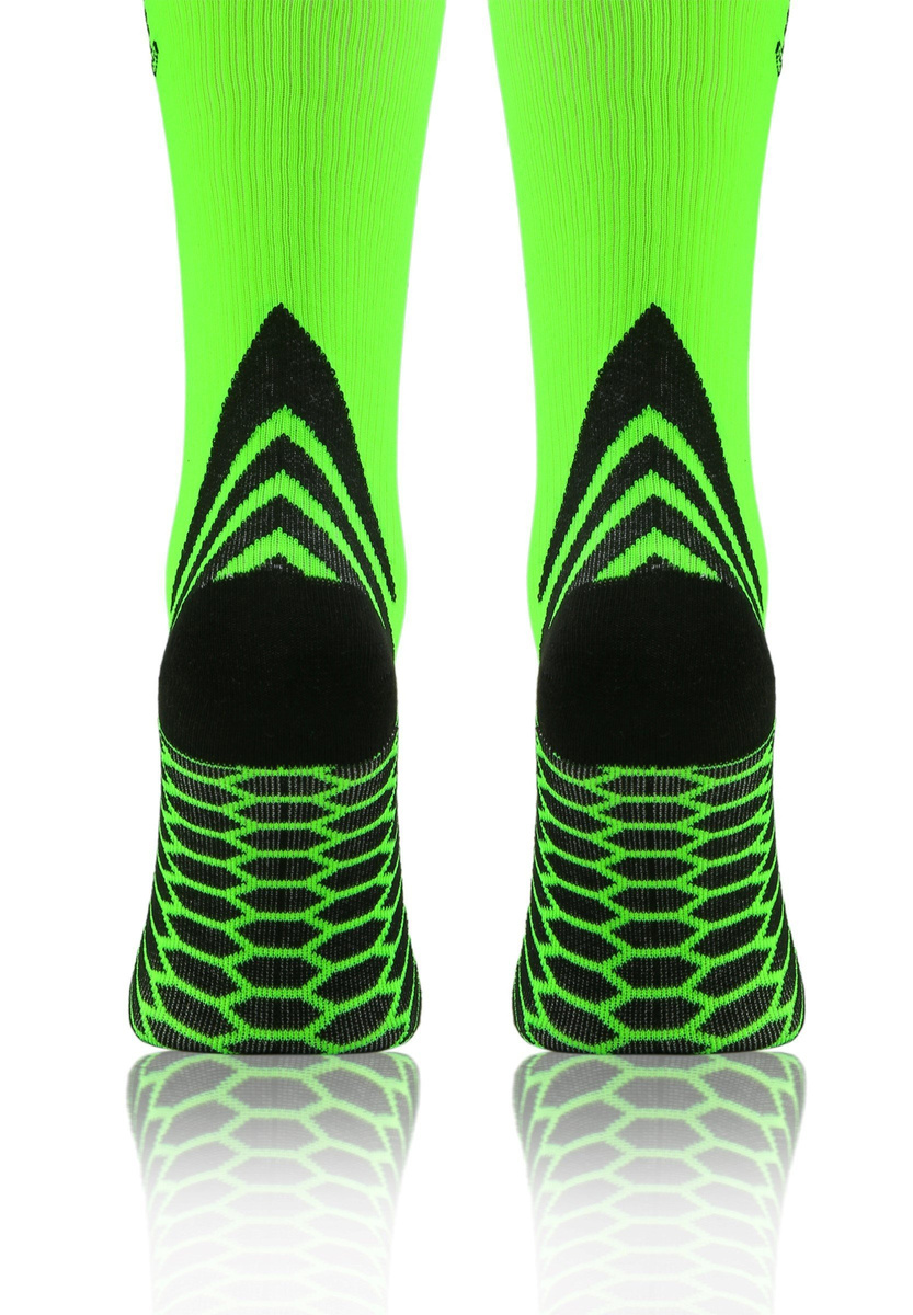 2x Sportowe KOMPRESYJNE długie skarpety do biegania