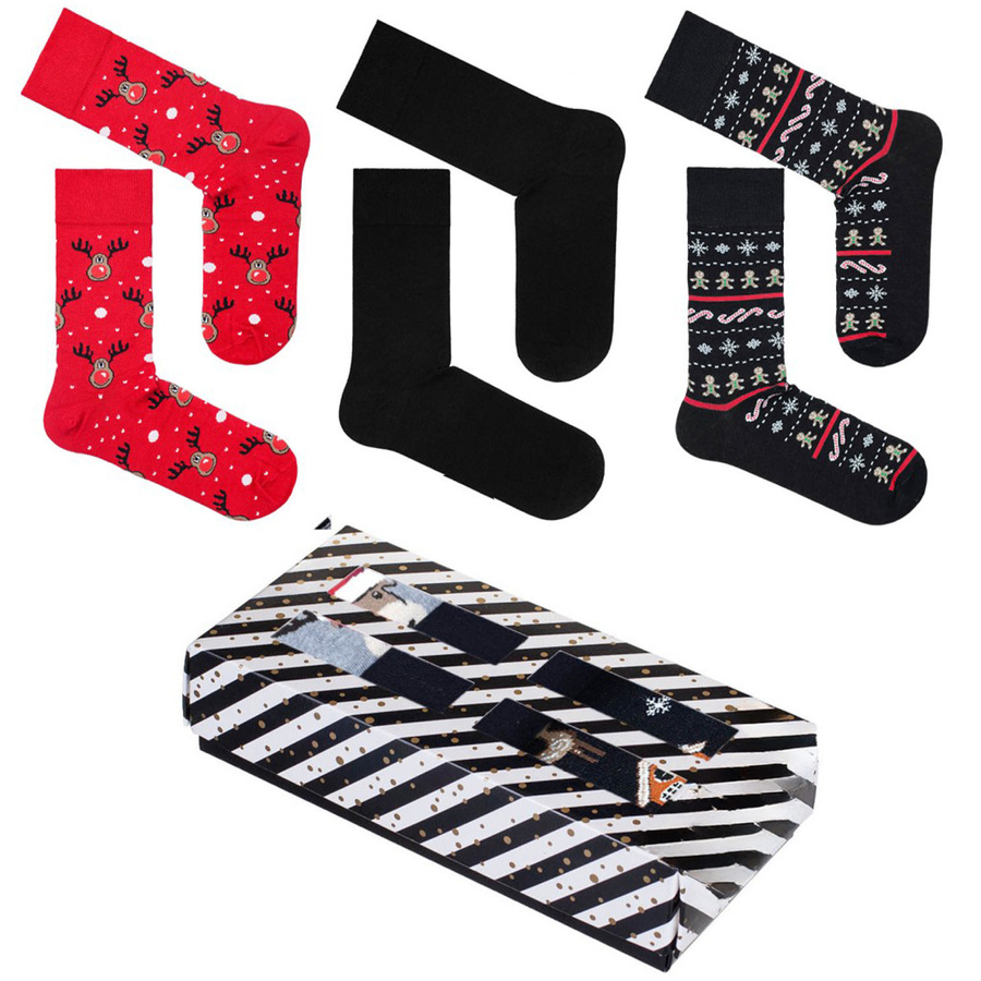 Zestaw Skarpet Świątecznych Męskich