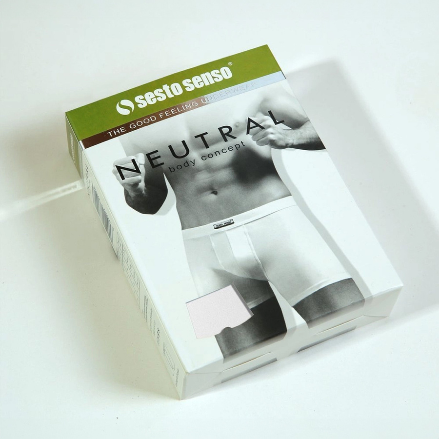 3x Bokserki Męskie Klasyczne Neutral