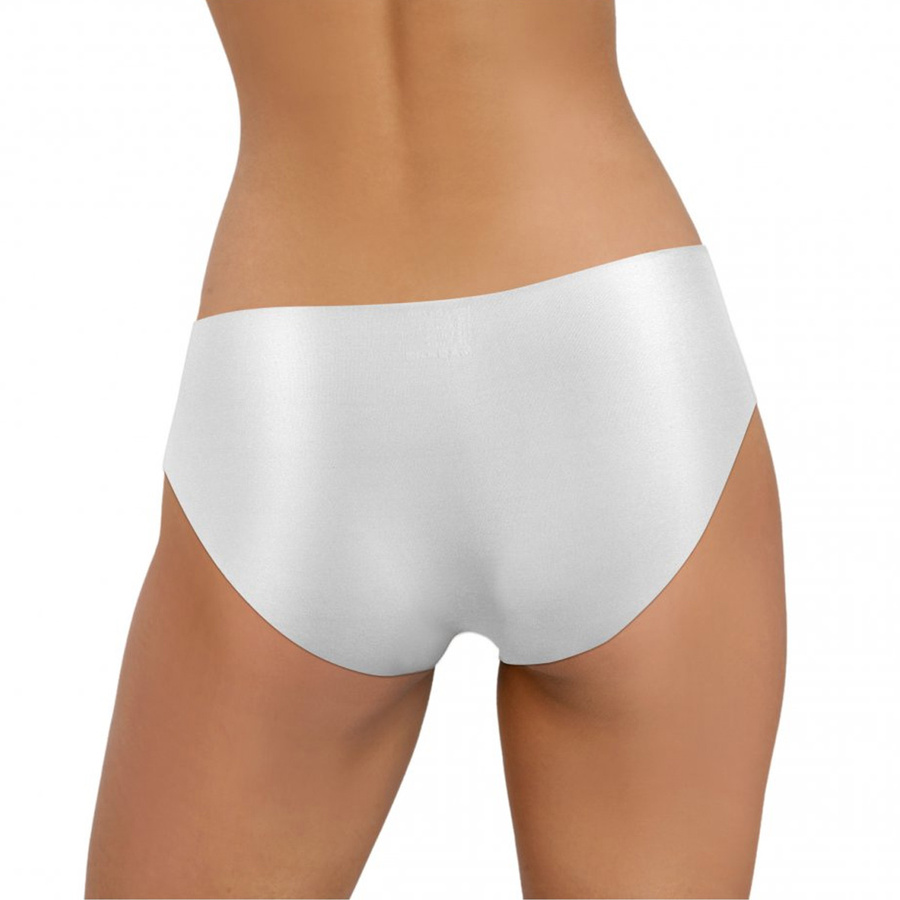 Białe bezszwowe figi damskie 3-pak laserowo cięte Sesto Senso – dyskrecja i wygoda