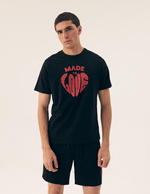 Piżama Męska 42777 Bawełniana Biała