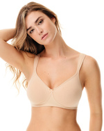 2435 Biustonosz Soft, nudo/cielisty