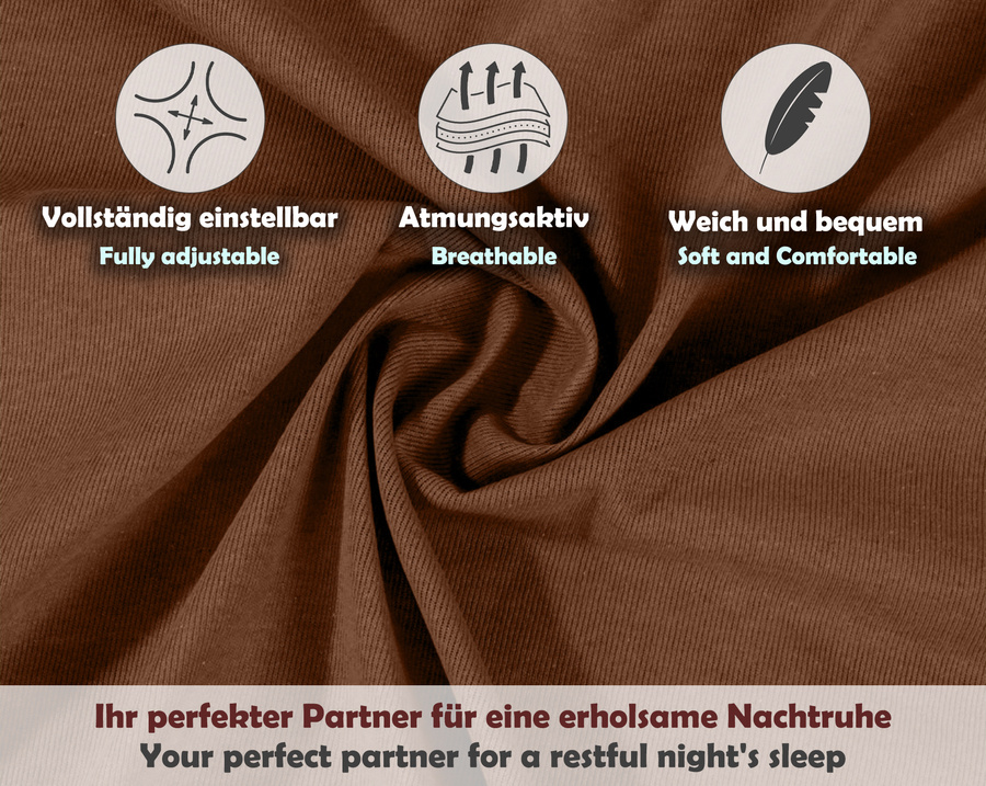 Brązowe elastyczne prześcieradło z gumką 80% bawełna Jersey Sesto Senso – komfort snu