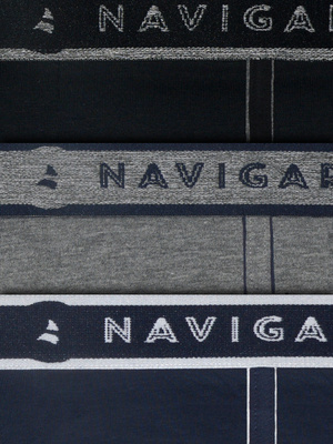 Bokserki Męskie z Zewnętrzną Gumą Dopasowane Art. 312T Navigare