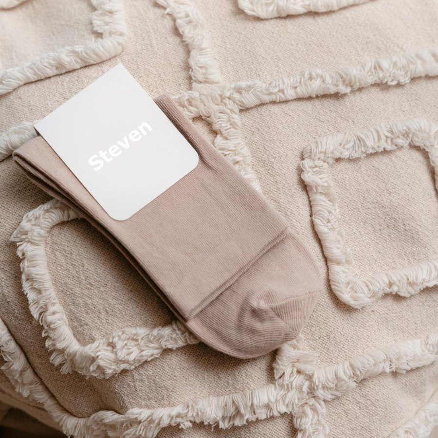 Skarpetki damskie Art. 037 beżowe Steven