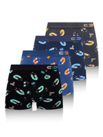 Bokserki Męskie Dopasowane 4 Pack